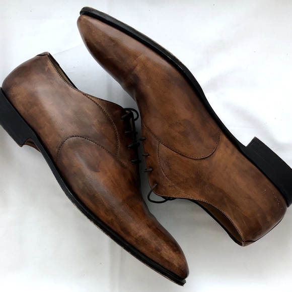 Tanino Crisci Other - Crisci handmade brown lace-up shoe